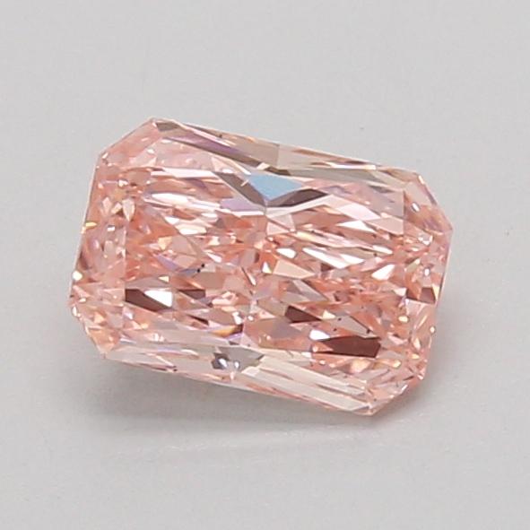0.96 Ct. Fancy Vivid Pink Radiant Lab Grown Diamond