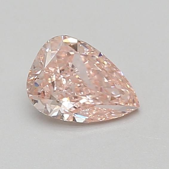 0.64 Ct. Fancy Intense Pink Pear Lab Grown Diamond