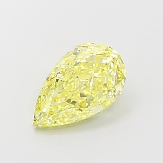 1.53 Ct. Fancy Intense Yellow Pear Lab Grown Diamond