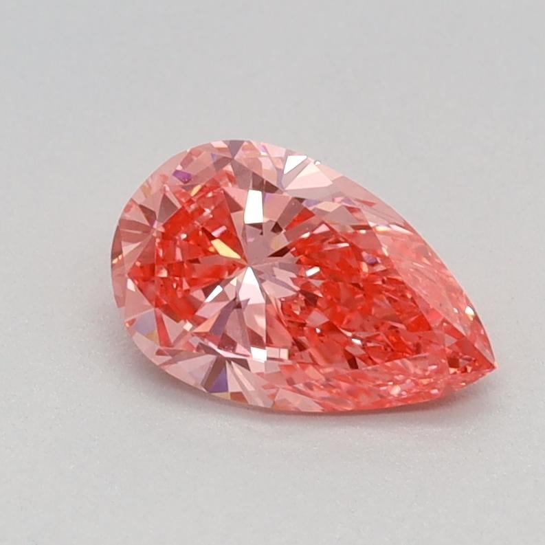 0.58 Ct. Fancy Vivid Pink Pear Lab Grown Diamond
