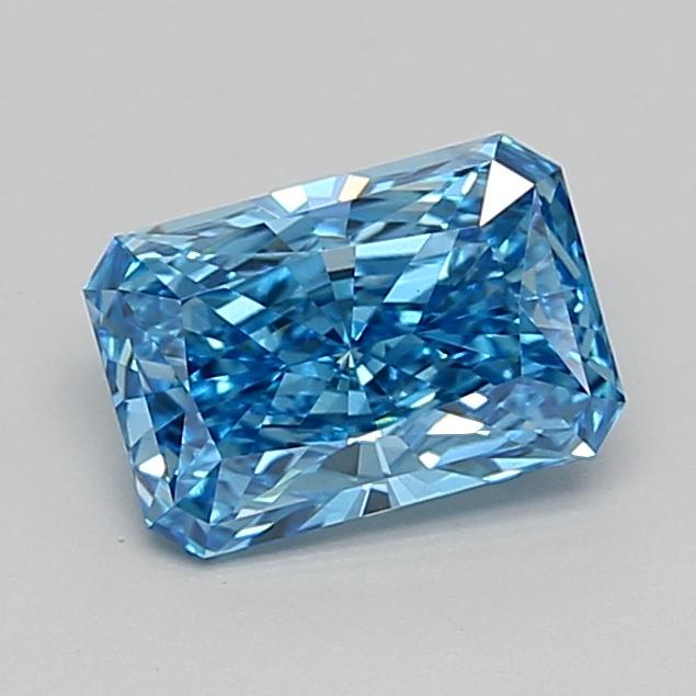 1.51 Ct. Fancy Vivid  Blue Radiant Lab Grown Diamond