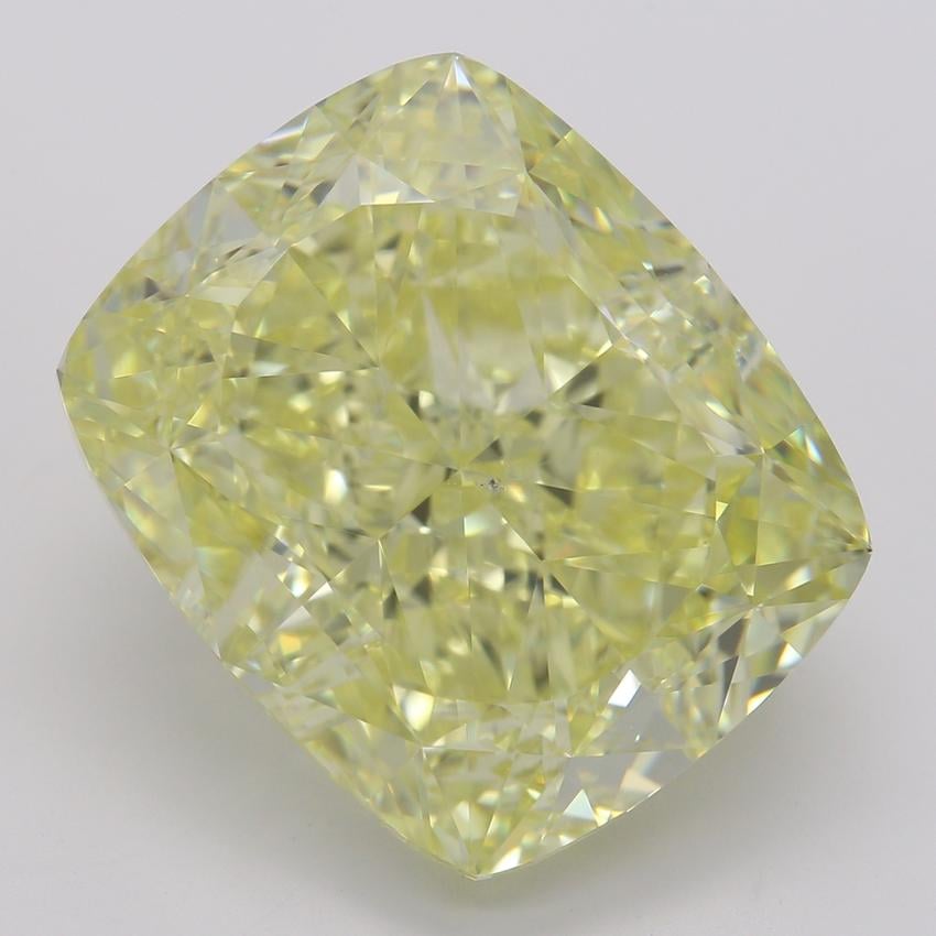 12.71 Ct. Fancy Intense Yellow Cushion Diamond