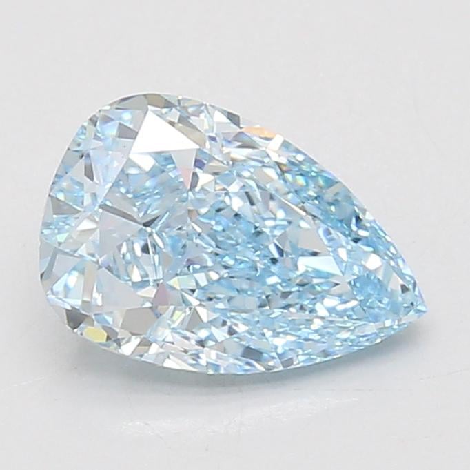 2.06 Ct. Fancy Vivid Blue Pear Lab Grown Diamond
