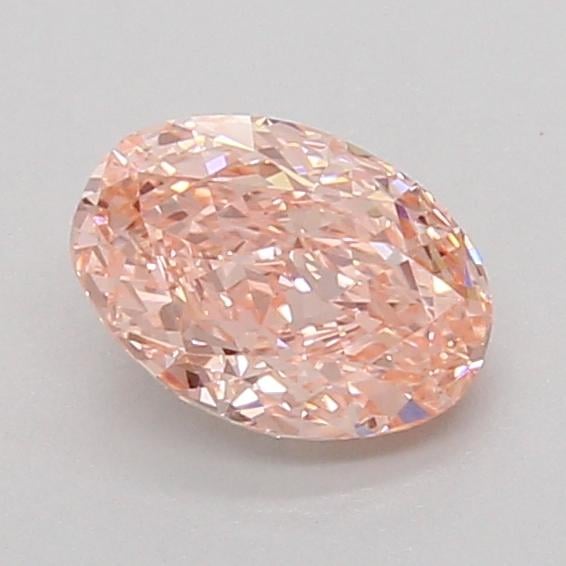 1.09 Ct. Fancy Vivid Pink Oval Lab Grown Diamond