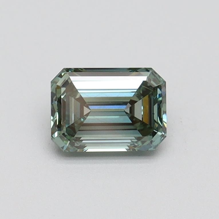 0.54 Ct. Fancy Intense Green Emerald Lab Grown Diamond