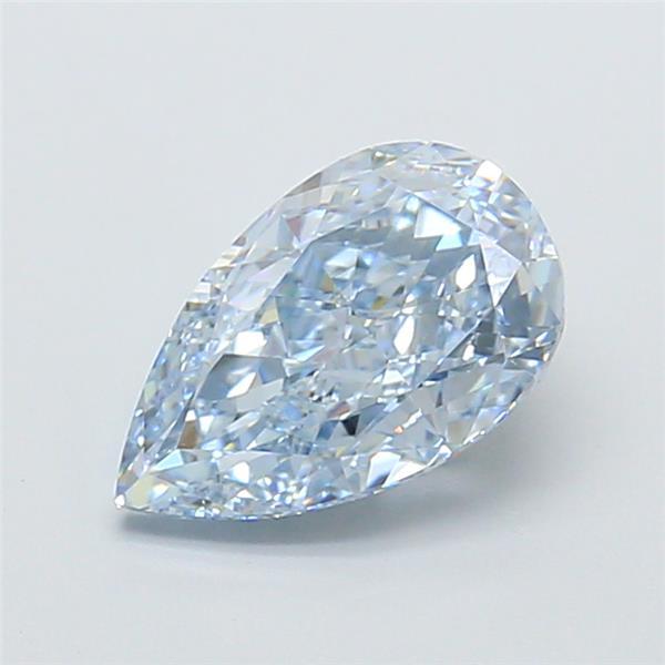 1.68 Ct. Fancy Intense Blue Pear Lab Grown Diamond