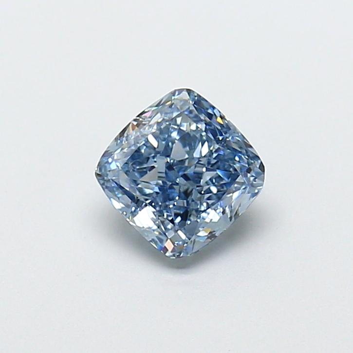 1.03 Ct. Fancy Intense  Blue Cushion Lab Grown Diamond