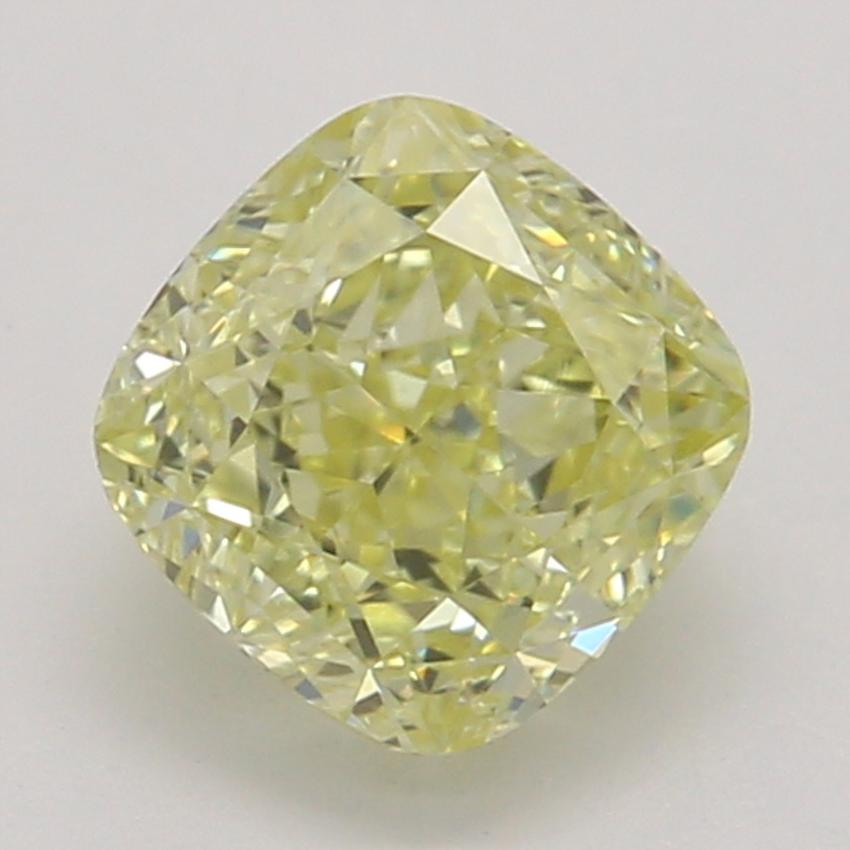 0.63 Ct. Fancy Yellow Cushion Diamond