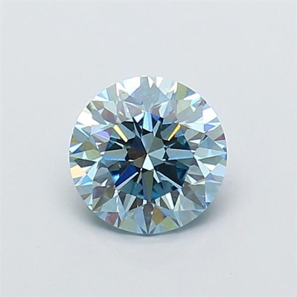 1.00 Ct. Fancy Intense  Blue Round Lab Grown Diamond