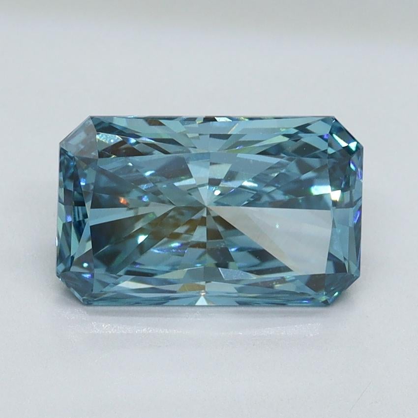 2.08 Ct. Fancy Vivid Blue Radiant Lab Grown Diamond