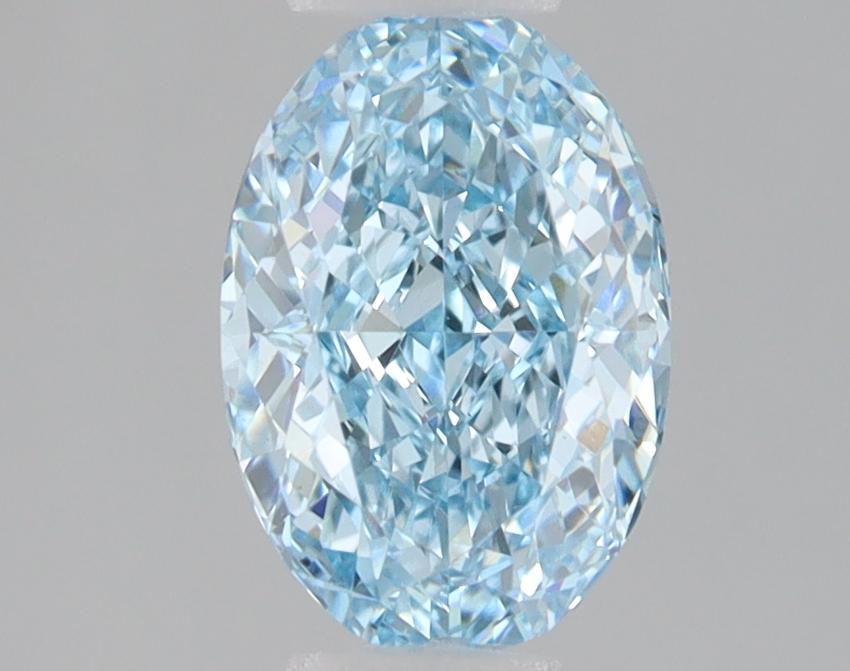1.59 Ct. Fancy Vivid Blue Oval Lab Grown Diamond