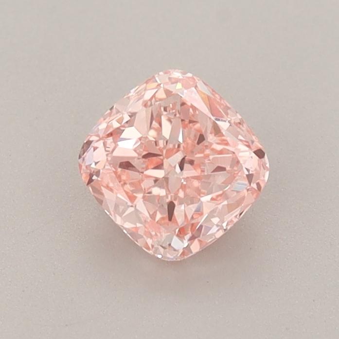 0.59 Ct. Fancy Intense  Pink Cushion Lab Grown Diamond