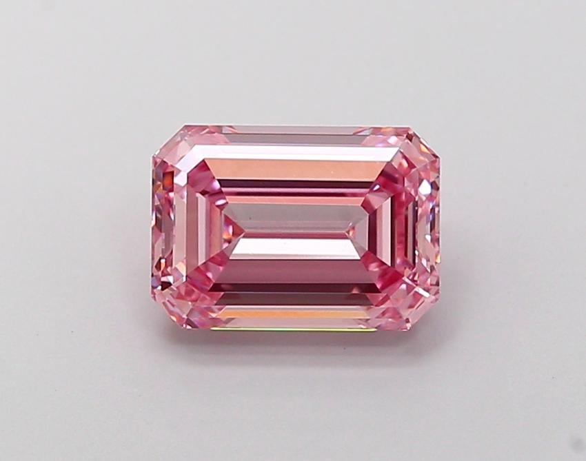 2.01 Ct. Fancy Intense Pink Emerald Lab Grown Diamond