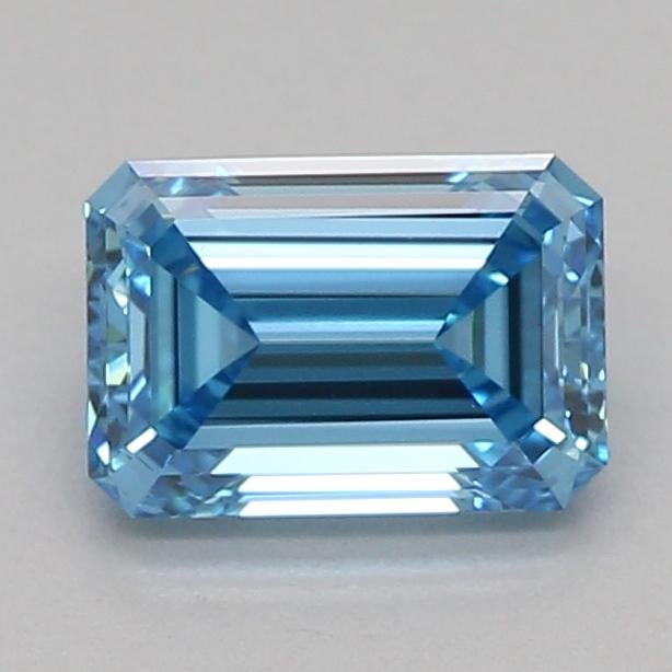 0.50 Ct. Fancy Vivid Blue Emerald Lab Grown Diamond