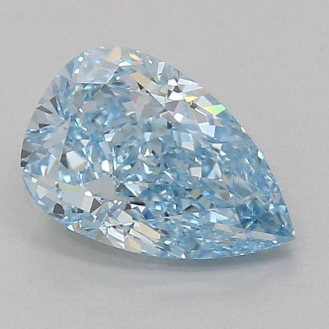 2.02 Ct. Fancy Vivid Blue Pear Lab Grown Diamond