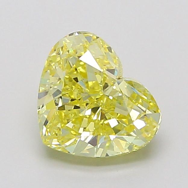2.00 Ct. Fancy None Yellow Heart Lab Grown Diamond