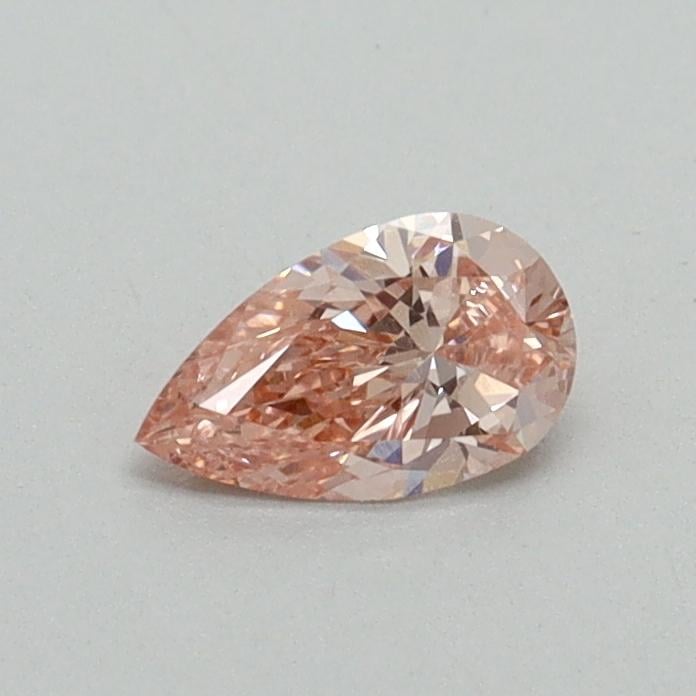 0.30 Ct. Fancy Vivid Pink Pear Lab Grown Diamond