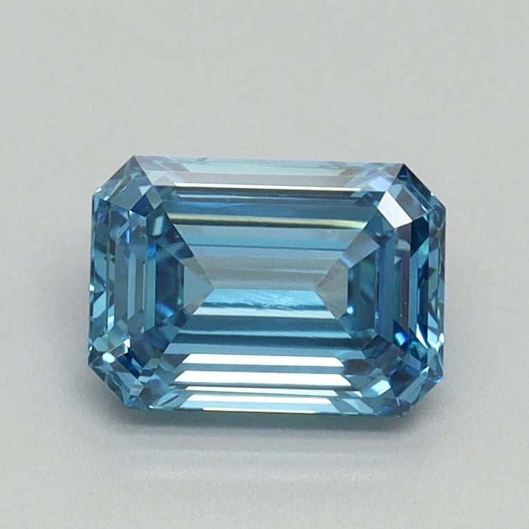 1.03 Ct. Fancy Vivid Blue Emerald Lab Grown Diamond