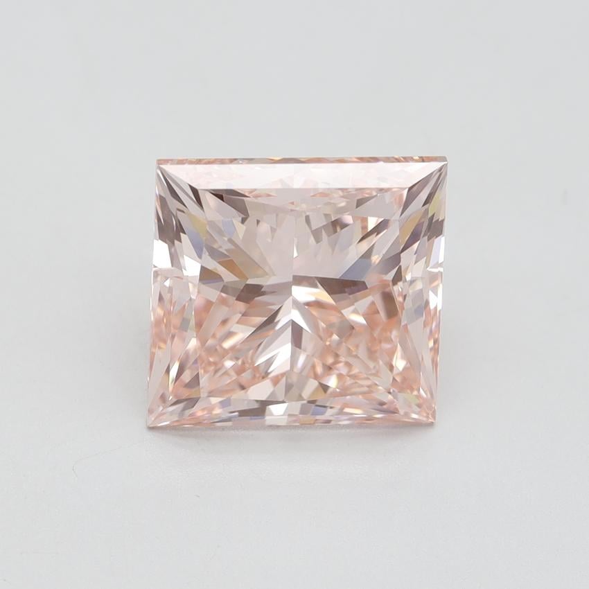 5.02 Ct. Fancy Vivid Pink Princess Lab Grown Diamond