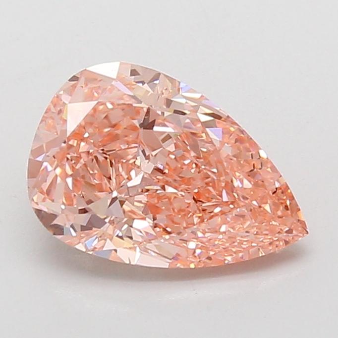 2.07 Ct. Fancy Vivid Pink Pear Lab Grown Diamond