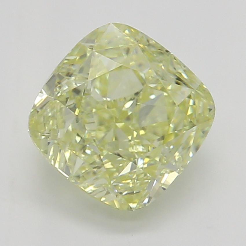 0.77 Ct. Fancy Yellow Cushion Diamond