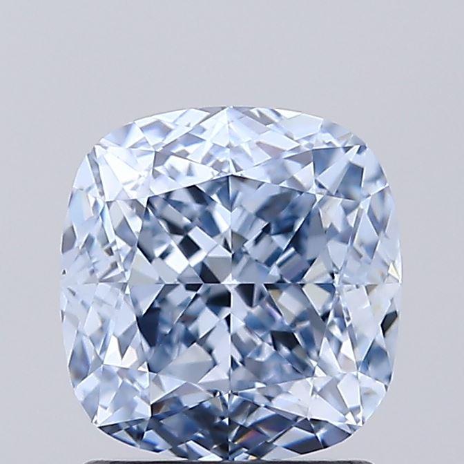 1.66 Ct. Fancy Blue Cushion Lab Grown Diamond