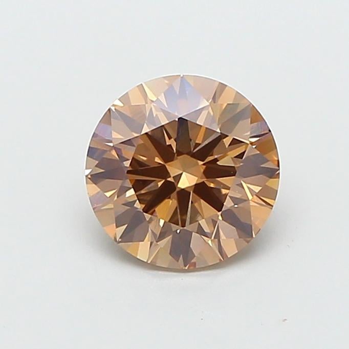 2.20 Ct. Fancy Light  Brown Round Lab Grown Diamond