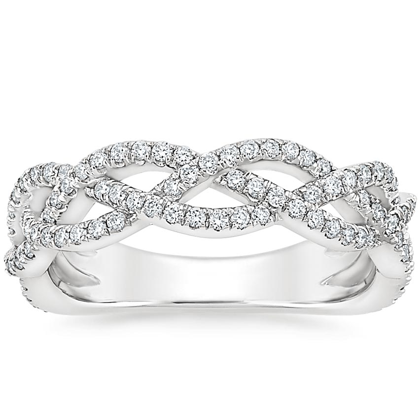 Rose gold diamond engagement ring with surprise diamond details