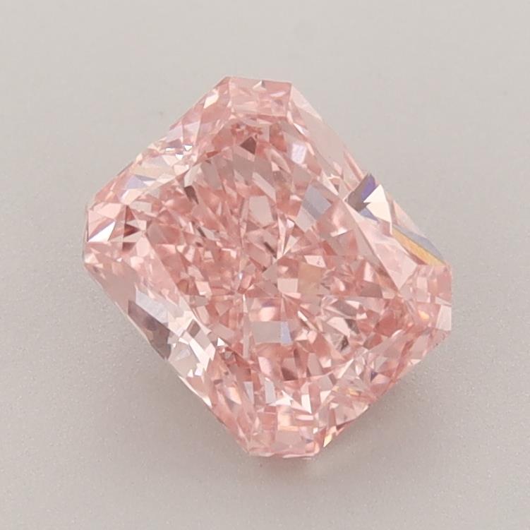 1.51 Ct. Fancy Vivid Pink Radiant Lab Grown Diamond