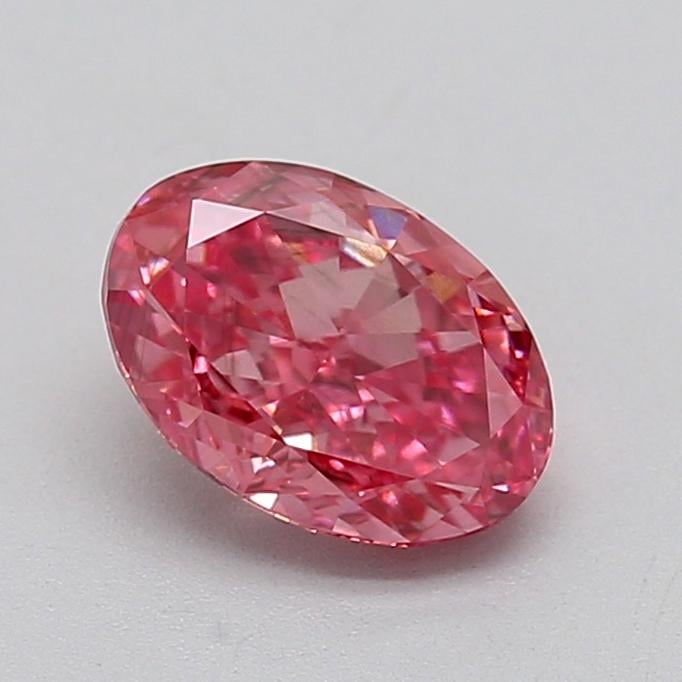1.03 Ct. Fancy Vivid Pink Oval Lab Grown Diamond