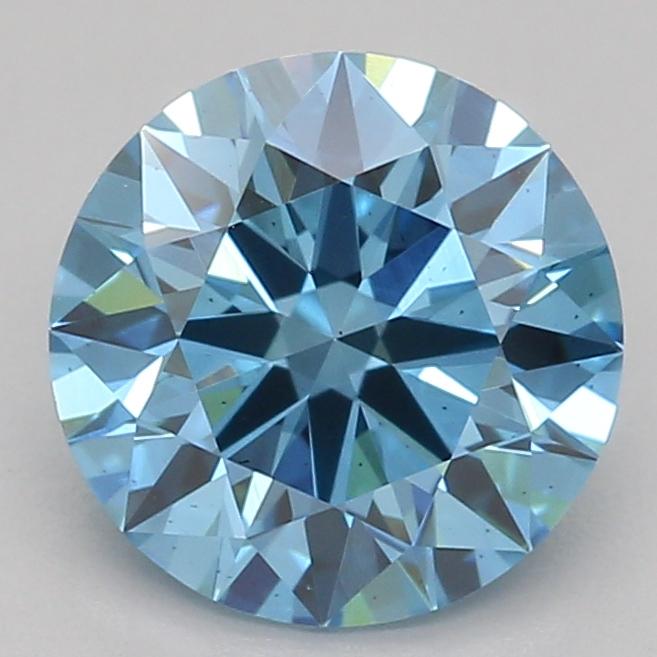 1.05 Ct. Fancy Vivid Blue Round Lab Grown Diamond