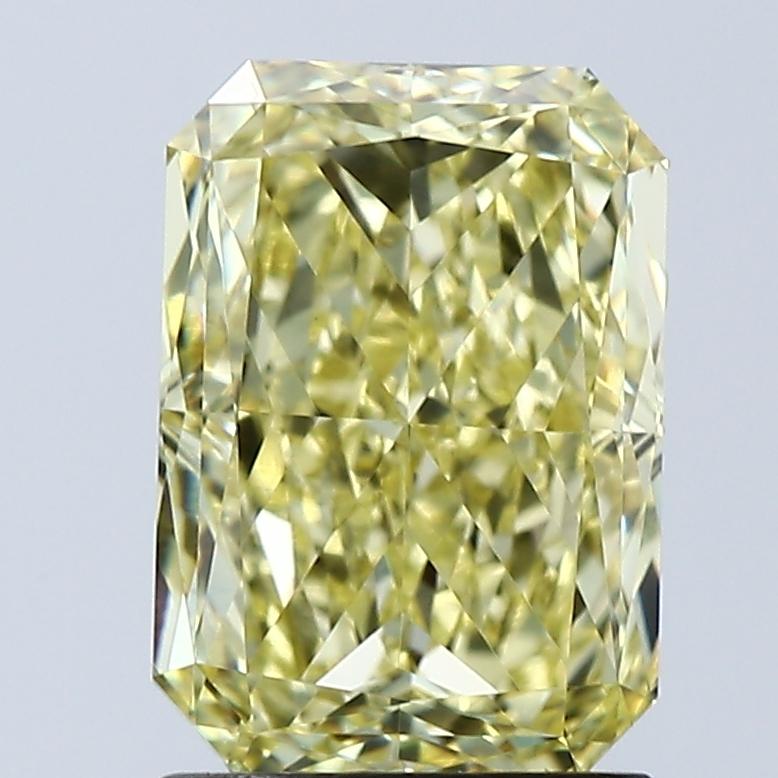 2.08 Ct. Fancy Vivid Yellow Radiant Lab Grown Diamond