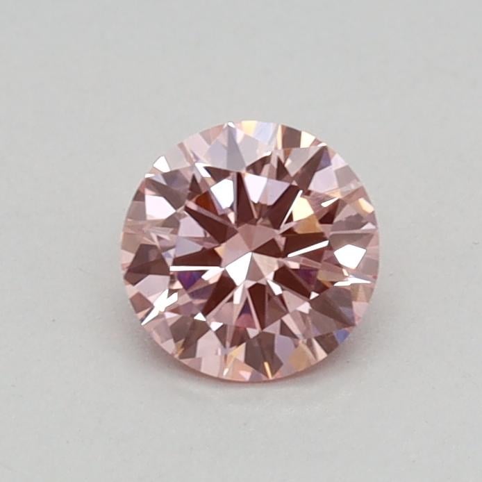 0.31 Ct. Fancy Vivid Pink Round Lab Grown Diamond