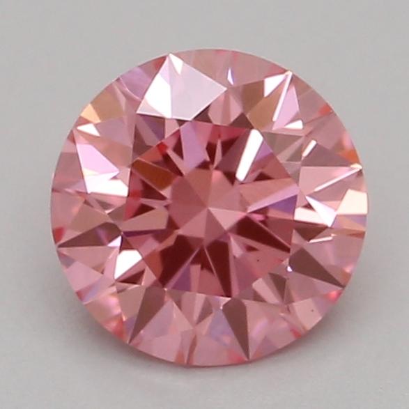 0.52 Ct. Fancy Vivid Blue Round Lab Grown Diamond