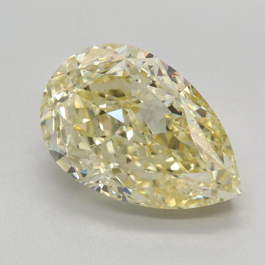 3.89 Ct. Fancy Intense Yellow Pear Lab Grown Diamond