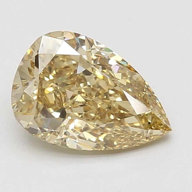 2.01 Ct. Fancy Intense Yellow Pear Lab Grown Diamond