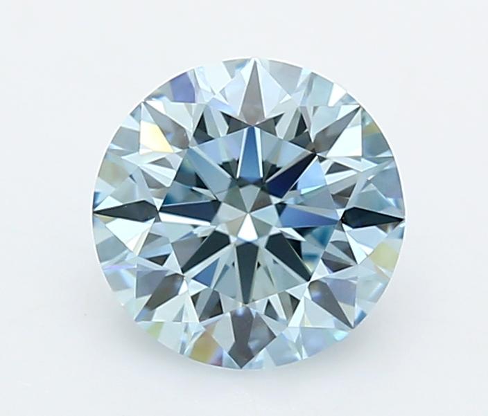 1.76 Ct. Fancy Intense  Blue Round Lab Grown Diamond