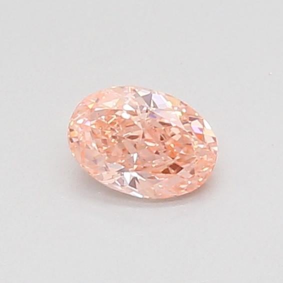 0.34 Ct. Fancy Vivid Pink Oval Lab Grown Diamond