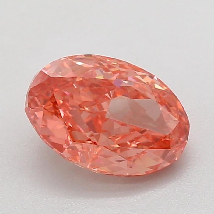 2.08 Ct. Fancy Vivid Pink Oval Lab Grown Diamond