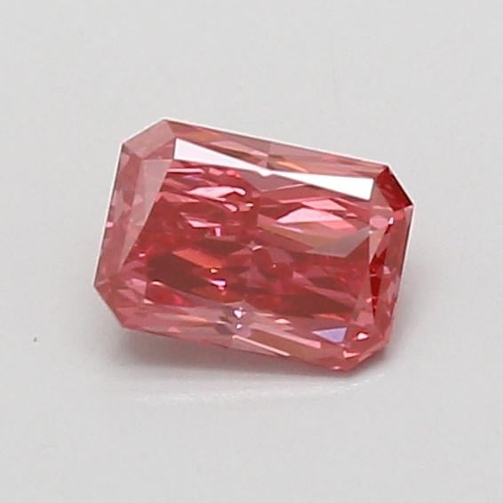 0.57 Ct. Fancy Vivid Pink Radiant Lab Grown Diamond