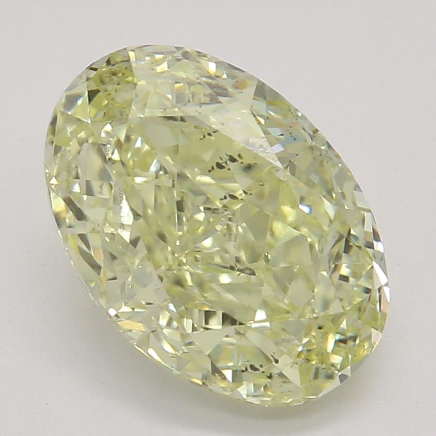 1.57 Ct. Fancy Light Yellow Oval Diamond