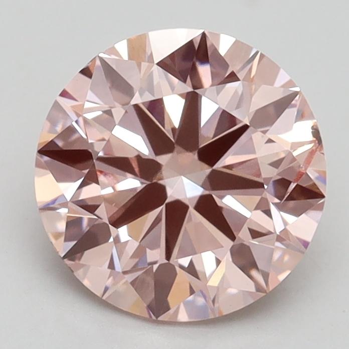 1.80 Ct. Fancy Intense Pink Round Lab Grown Diamond