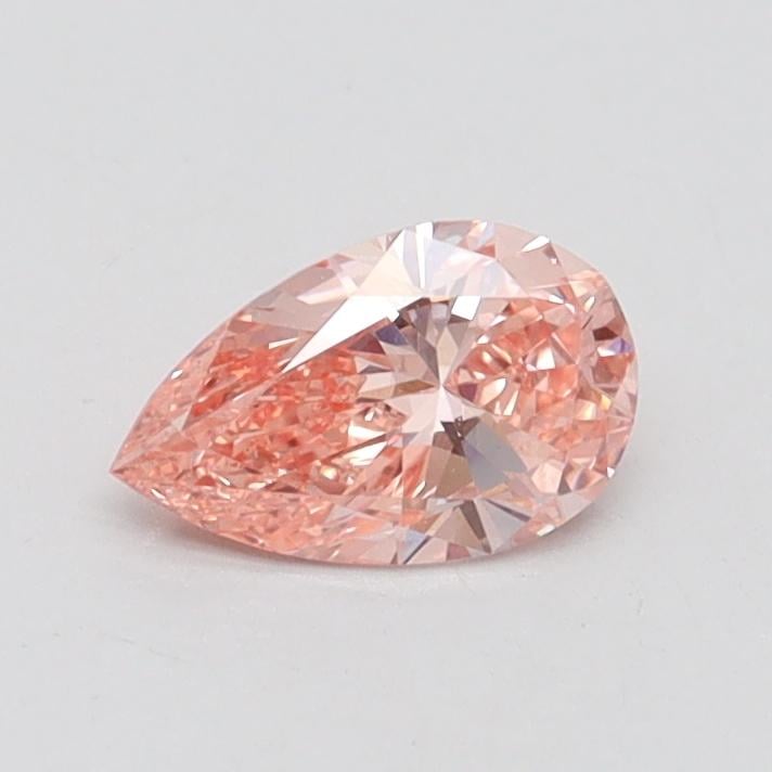 0.42 Ct. Fancy Intense Pink Pear Lab Grown Diamond