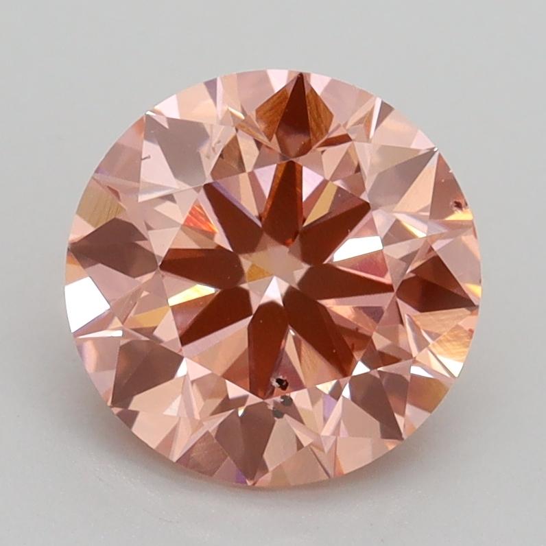 2.00 Ct. Fancy Intense Pink Round Lab Grown Diamond