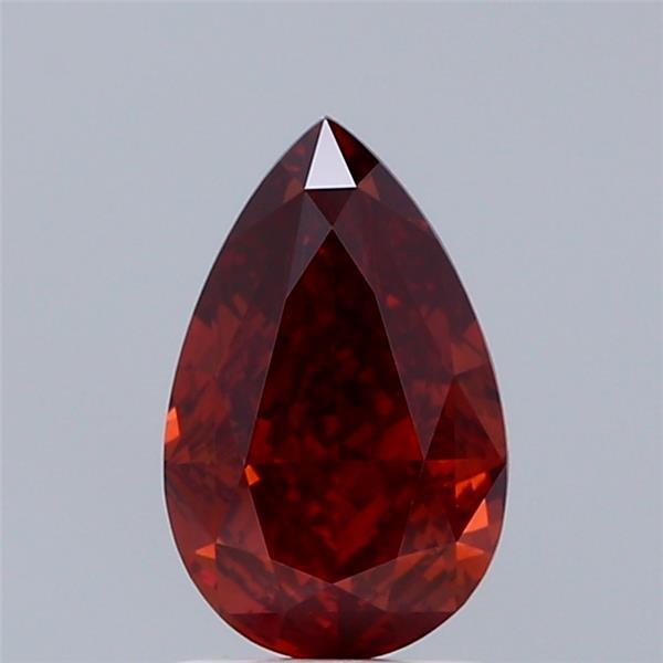 1.54 Ct. Fancy Deep  Orange Pear Lab Grown Diamond