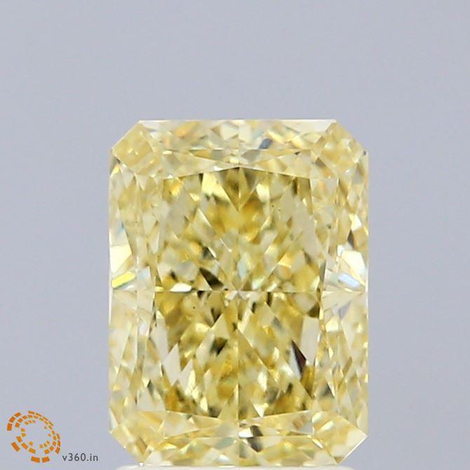 2.04 Ct. Fancy Intense Yellow Radiant Lab Grown Diamond