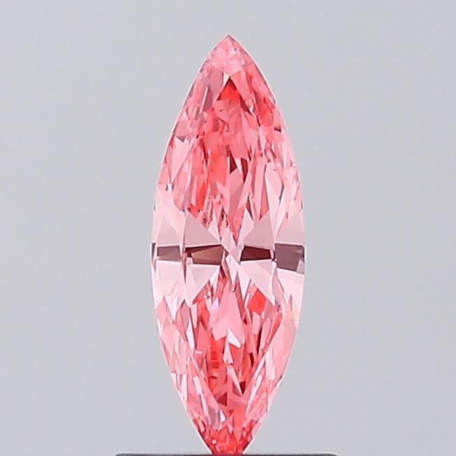 0.50 Ct. Fancy Vivid Pink Marquise Lab Grown Diamond
