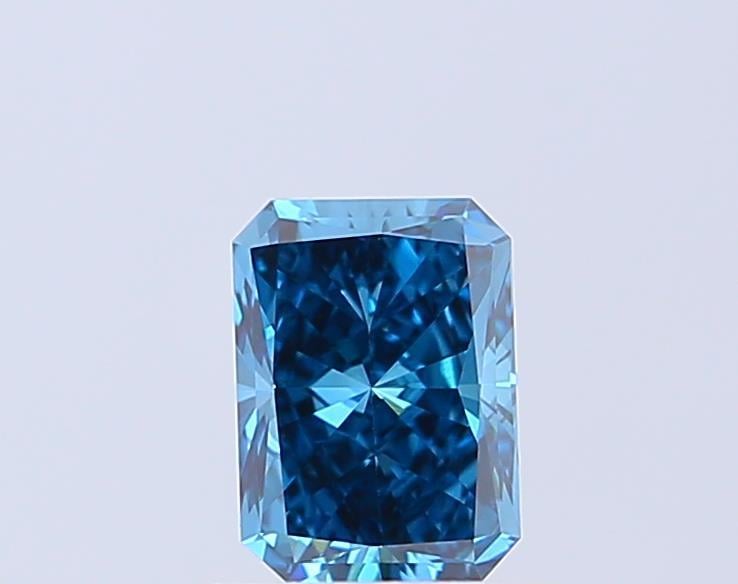 1.05 Ct. Fancy Vivid Blue Radiant Lab Grown Diamond