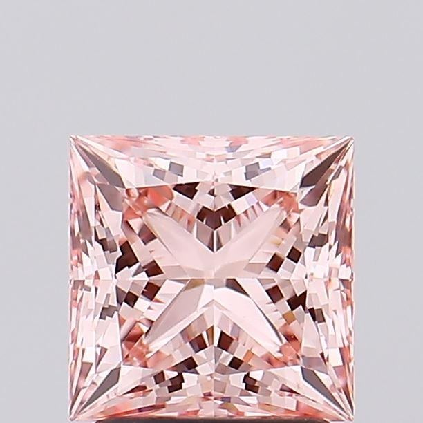 2.10 Ct. Fancy Intense Pink Princess Lab Grown Diamond