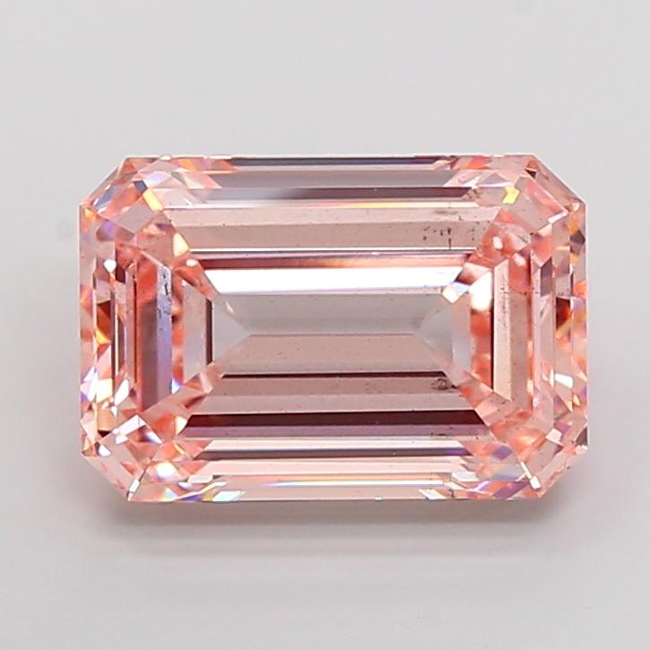 10.38 Ct. Fancy Intense Pink Emerald Lab Grown Diamond